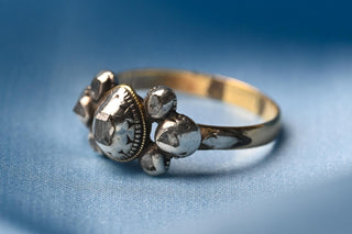Early 18th Century Baroque Seven-Stone Diamond Ring