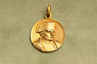 French 18K Gold Napoleon Medal Pendant by Ernest-Auguste Révillon c.1900