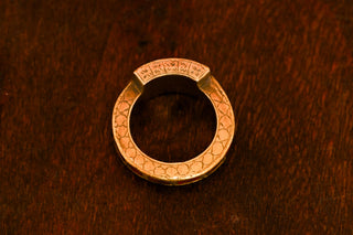 Antique Mughal Ruby and Polki Rock Crystal Gold Ring; Hyderabad, India, c.1850