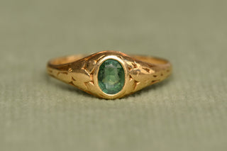 Antique Tourmaline Signet