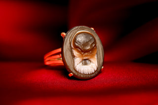 Georgian Hardstone Mask Cameo Ring