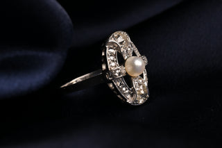 French Art Deco Diamond Ring