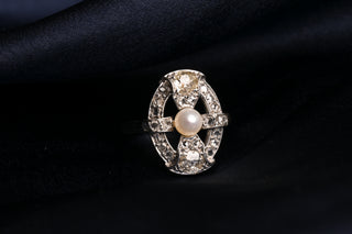 French Art Deco Diamond Ring