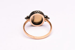 Antique Agate & Diamond Cluster