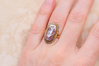 Victorian Cameo Cluster Ring