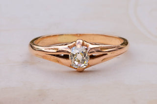 Antique Diamond Solitaire Ring