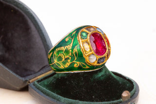 Antique Indian Navaratna Ring