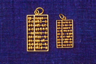 Vintage Gold Abbacus Pendants