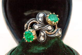 Unusual Georgian Emerald Ring