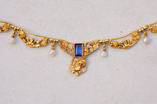 Belle Époque Sapphire Necklace