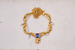 Belle Époque Sapphire Necklace