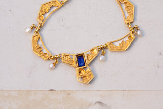 Belle Époque Sapphire Necklace