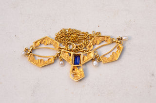 Belle Époque Sapphire Necklace