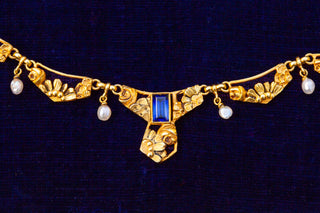 Belle Époque Sapphire Necklace