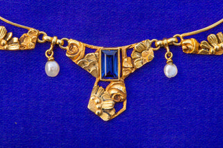 Belle Époque Sapphire Necklace