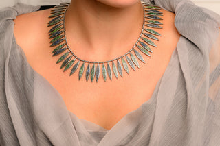 Vintage Mexican Silver Necklace