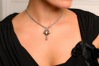 Georgian Rose Cut Diamond Necklace