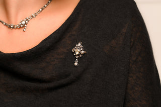 Georgian Rose Cut Diamond Necklace