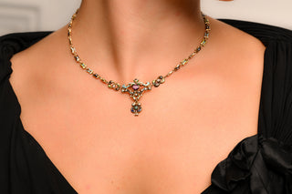 Antique Swiss Enamel Necklace