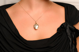 Antique French Mother of Pearl Locket
