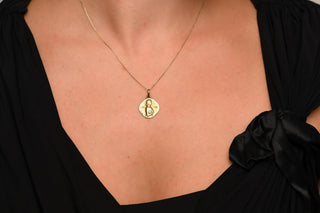 Antique French 18K Gold Jeanne d’Arc Medal Pendant by Émile Dropsy