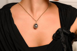 Victorian Bull’s-Eye Agate Locket