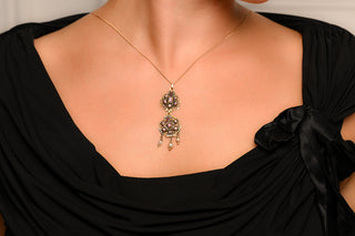 Baroque Period Ruby and Enamel Pendant