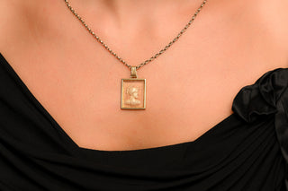 Antique French Citrine Necklace