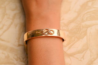 Antique French Snake Bangle