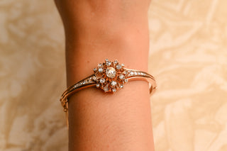 Antique Victorian Diamond Bangle