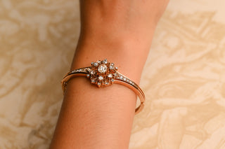 Antique Victorian Diamond Bangle