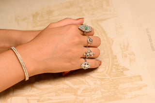 Victorian Seed Pearl Bangle