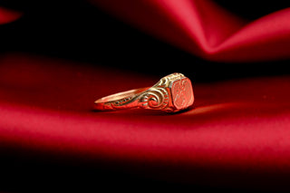 French Pinchbeck Signet Ring, c.1820
