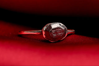 Early Islamic Garnet Intaglio Ring