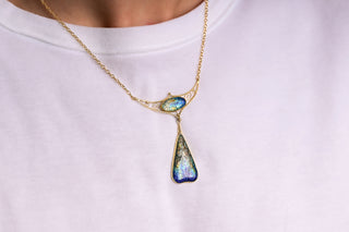 Antique Limoges Enamel Necklace