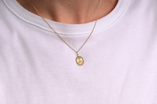 Vintage French Alphonse Augis “+ Qu’hier – Que Demain” Heart Pendant, 1936