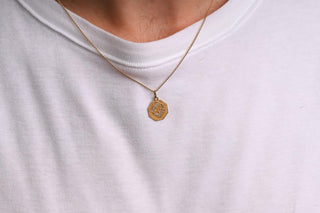 Vintage 9K Gold Pisces Zodiac Pendant, c.1980