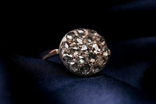 Antique Rose-Cut Diamond Cluster