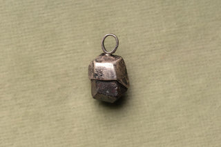 18th Century Alpine Rough Garnet Amulet Pendant