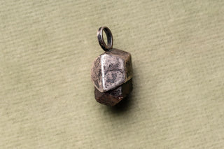 18th Century Alpine Rough Garnet Amulet Pendant