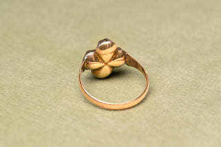 Georgian Rose-Cut Diamond Floral Cluster Ring, c.1780