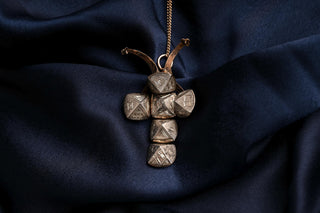 Antique Masonic Orb Pendant in Gold & Silver, c.1900