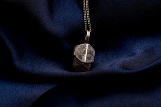 18th Century Alpine Rough Garnet Amulet Pendant