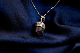 18th Century Alpine Rough Garnet Amulet Pendant