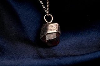 18th Century Alpine Garnet Pendant