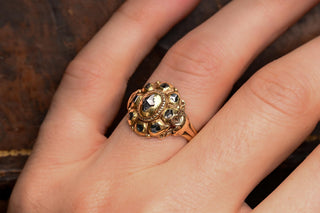 18th Century Spanish Diamond Cluster Ring, c.1720