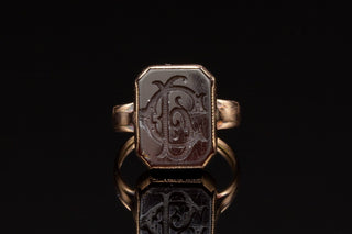 Victorian Carnelian Intaglio Seal Ring-Ravensbury Antiques