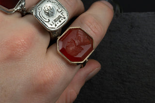 Georgian Shakespeare Intaglio Signet Ring-Ravensbury Antiques