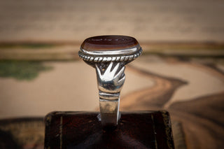 Islamic Silver Ring with Ancient Kufic Intaglio-Ravensbury Antiques