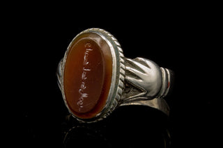 Islamic Silver Ring with Ancient Kufic Intaglio-Ravensbury Antiques